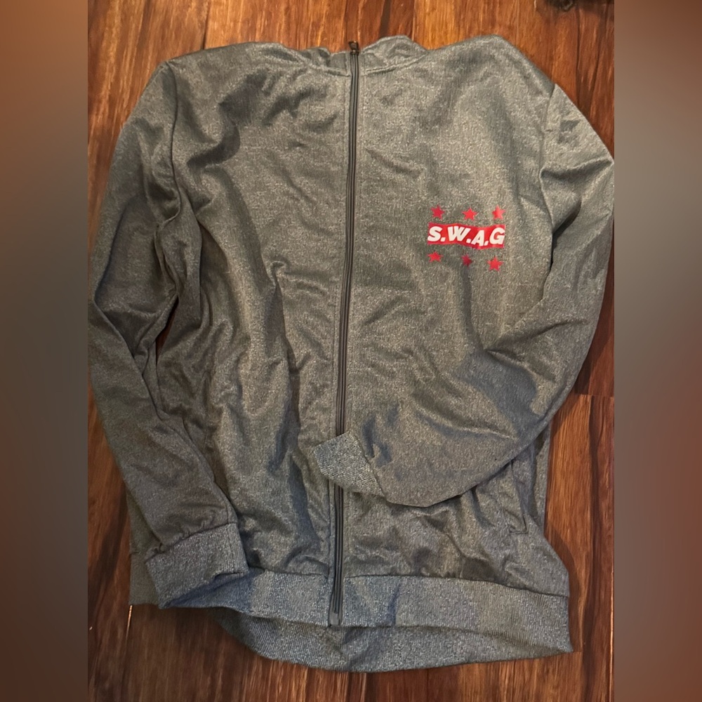 S.W.A.G Gray Windbreaker Jacket for Men